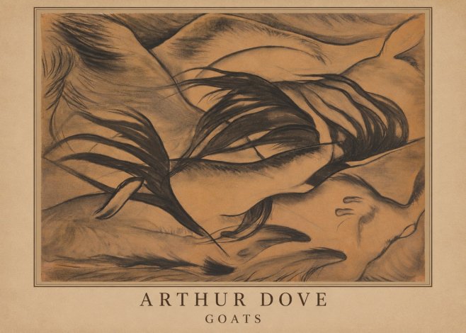 Arthur Dove Goats No3 - Poszter