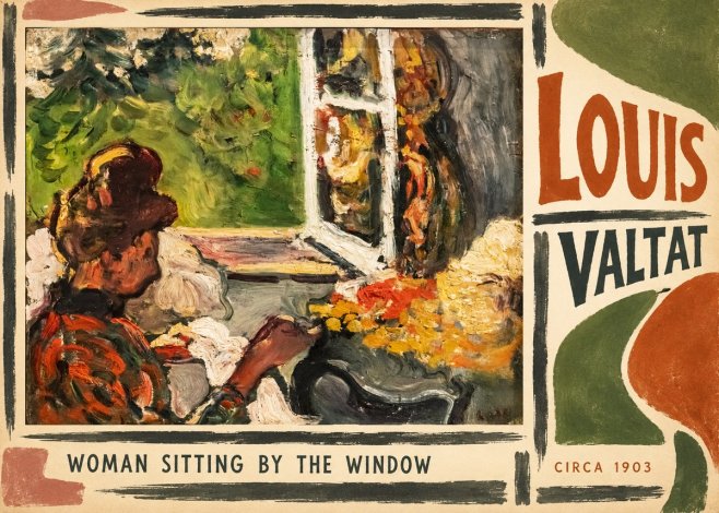 Louis Valtat Woman Sitting by the Window No6 - Poszter