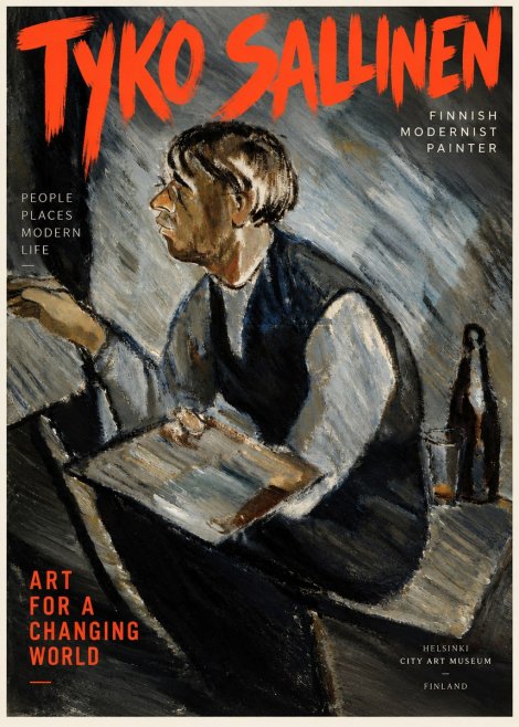 Tyko Sallinen The Artist at Work No2 - Poszter