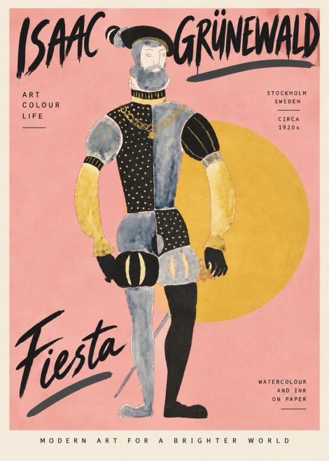 Isaac Grünewald Fiesta No4 - Poszter