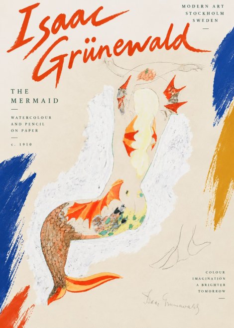 Isaac Grünewald The Mermaid No6 - Poszter