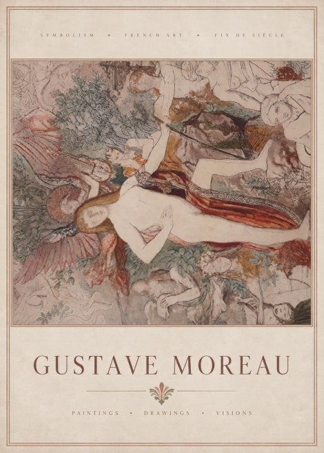 Gustave Moreau The Hymn to Beauty No3 - Poszter