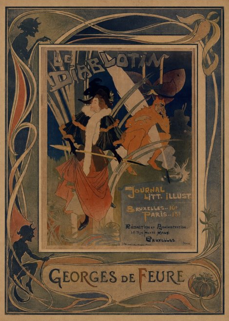 Georges de Feure Le Diablotin III No1 - Poszter