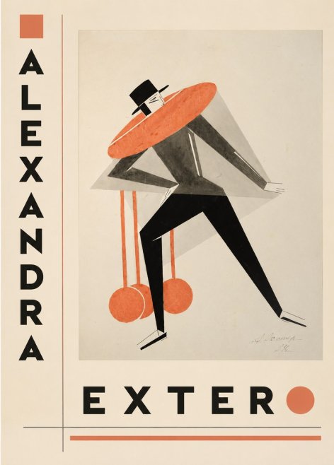 Alexandra Exter Constructivist Figure No3 - Poszter