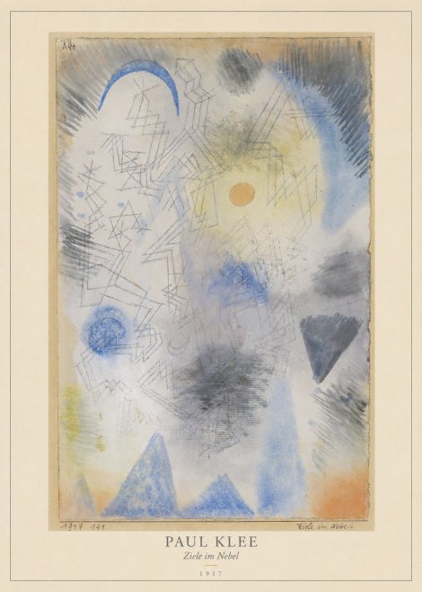 Paul Klee Ziele Im Nebel No4 - Poszter