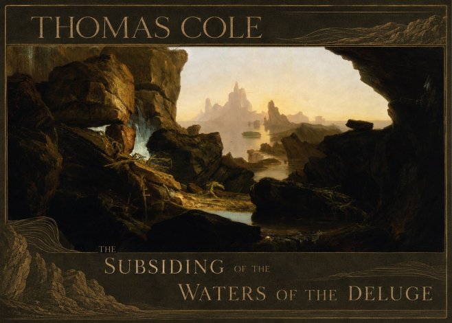 Thomas Cole The Subsiding of the Waters of the Deluge I No3 - Poszter
