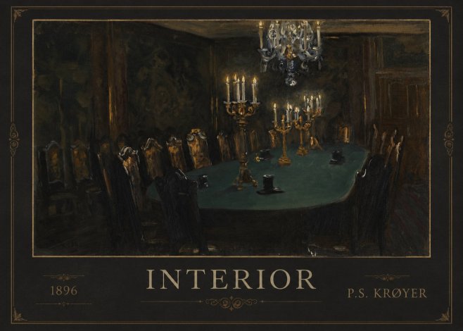 P.S. Krøyer Interior No1 - Poszter
