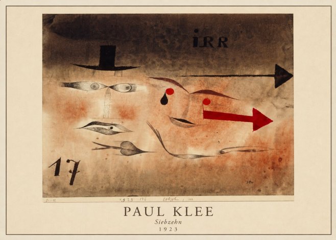 Paul Klee Siebzehn, Irr No3 - Poszter