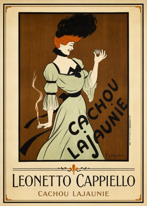 Leonetto Cappiello Cachou Lajaunie No1 - Poszter