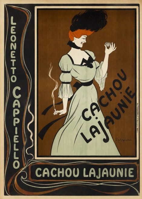 Leonetto Cappiello Cachou Lajaunie No3 - Poszter