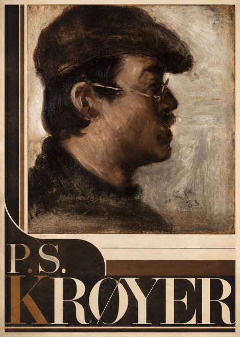 P.S. Krøyer Self-portrait with a Cap No4 - Poszter