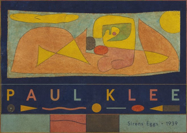 Paul Klee Sirens Eggs No5 - Poszter