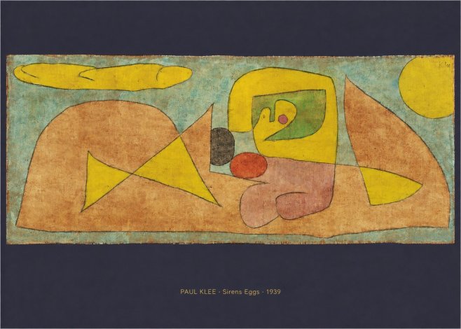 Paul Klee Sirens Eggs No6 - Poszter