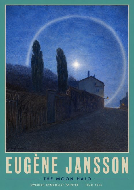Eugène Jansson The Moon Halo No4 - Poszter