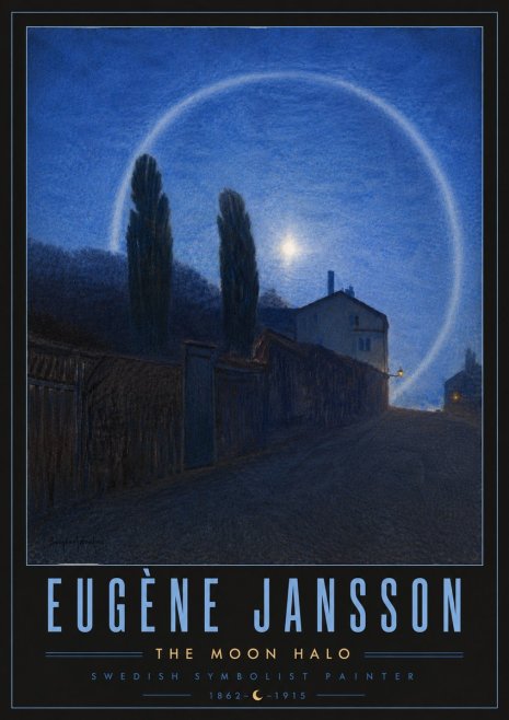 Eugène Jansson The Moon Halo No6 - Poszter
