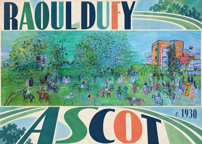 Raoul Dufy Ascot C. 1930 I No5 - Poszter