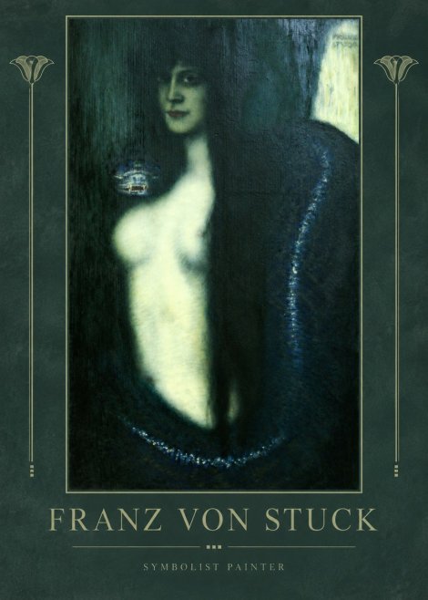 Franz von Stuck Die Sünde No2 - Poszter