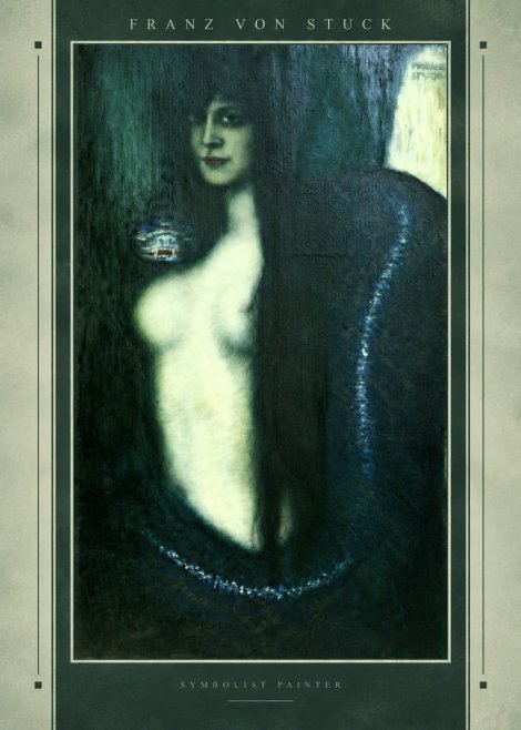 Franz von Stuck Die Sünde No4 - Poszter