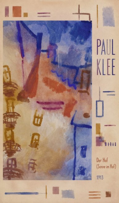 Paul Klee Der Hof (Sonne Im Hof) No4 - Poszter