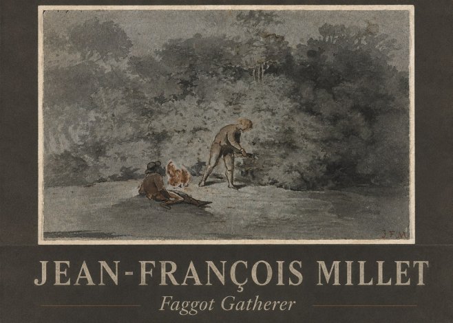 Jean-François Millet Faggot Gatherer No4 - Poszter