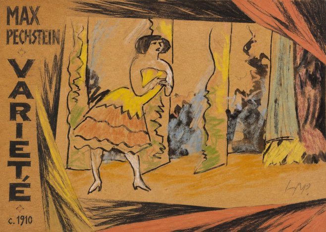 Max Pechstein Varieté No4 - Poszter