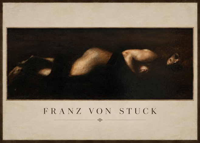 Franz von Stuck Der Schlaf No2 - Poszter