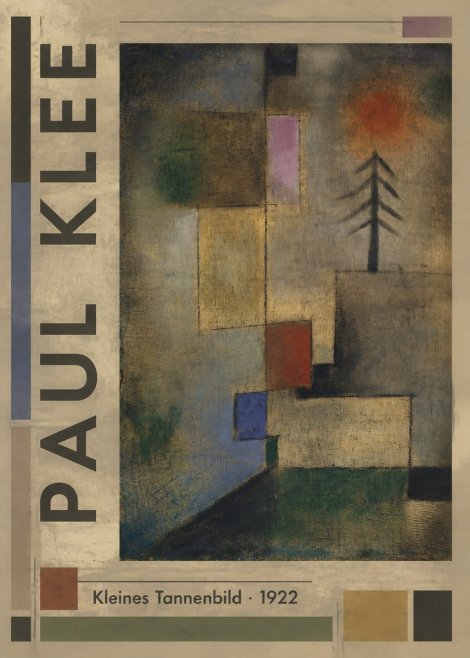 Paul Klee Kleines Tannenbild No2 - Poszter