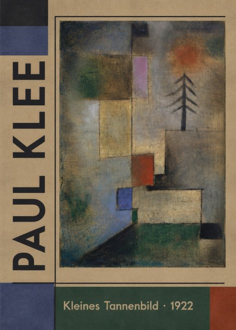 Paul Klee Kleines Tannenbild No6 - Poszter
