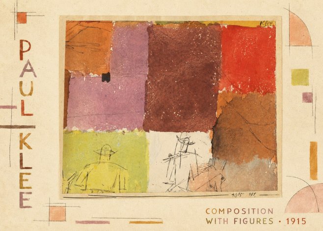 Paul Klee Composition with Figures II No2 - Poszter