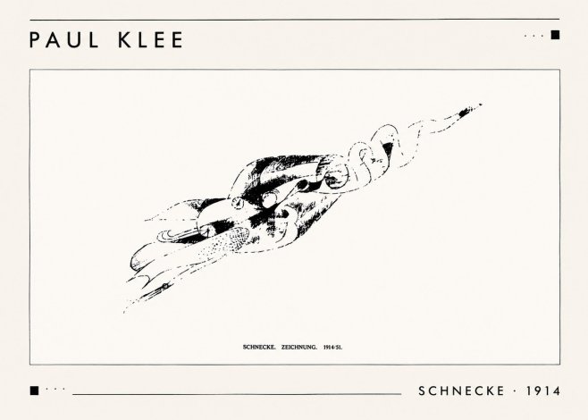Paul Klee Schnecke No1 - Poszter