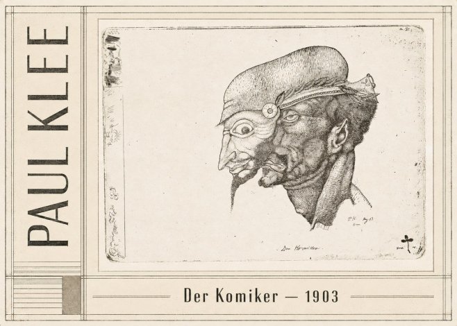 Paul Klee Der Komiker No2 - Poszter
