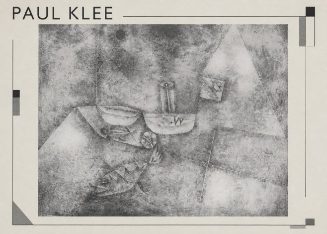 Paul Klee Boats at the Shore No1 - Poszter