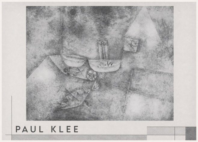 Paul Klee Boats at the Shore No3 - Poszter