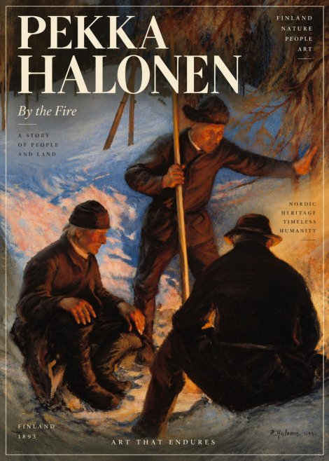 Pekka Halonen By the Fire No6 - Poszter