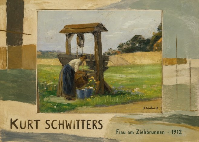 Kurt Schwitters Frau Am Ziehbrunnen No3 - Poszter