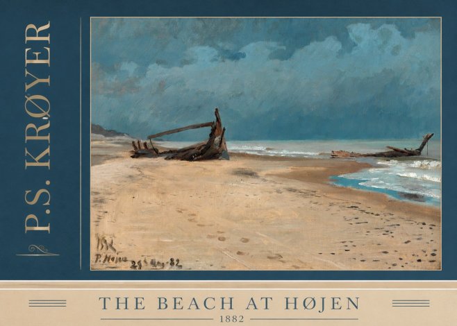 P.S. Krøyer The Beach at Højen No2 - Poszter