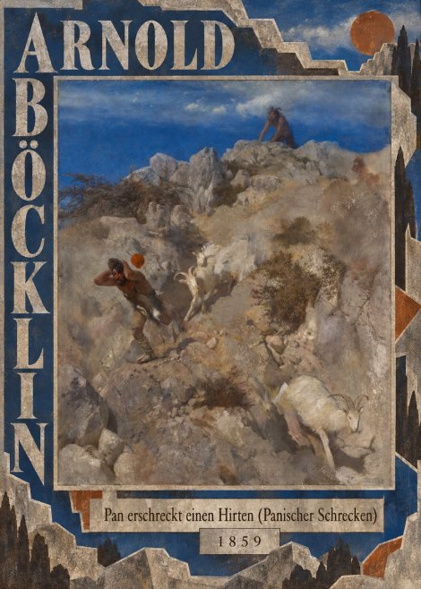 Arnold Böcklin Pan Erschreckt Einen Hirten (Panischer Schrecken) No5 - Poszter