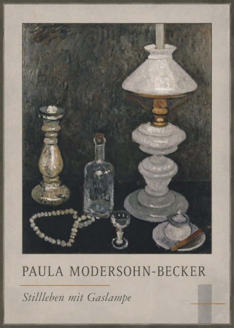Paula Modersohn-Becker Stillleben Mit Gaslampe No1 - Poszter