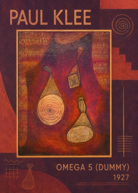 Paul Klee Omega 5 (Dummy) No1 - Poszter