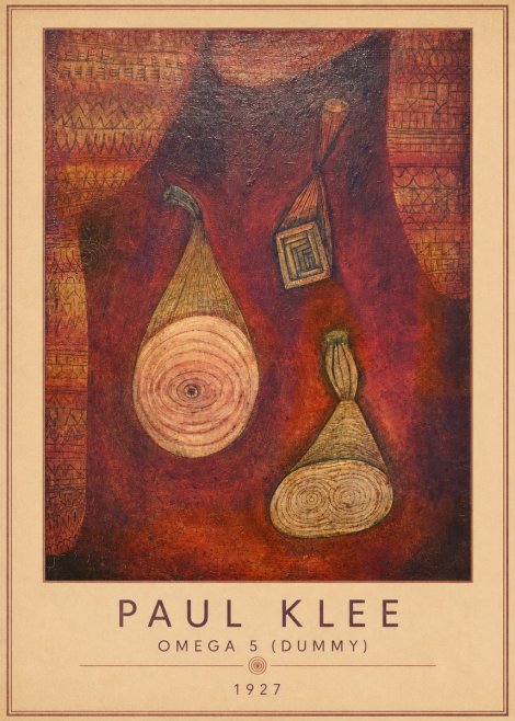 Paul Klee Omega 5 (Dummy) No4 - Poszter