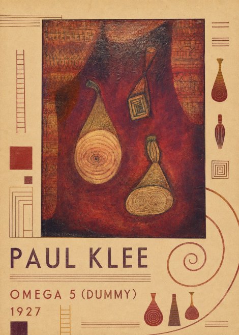 Paul Klee Omega 5 (Dummy) No6 - Poszter