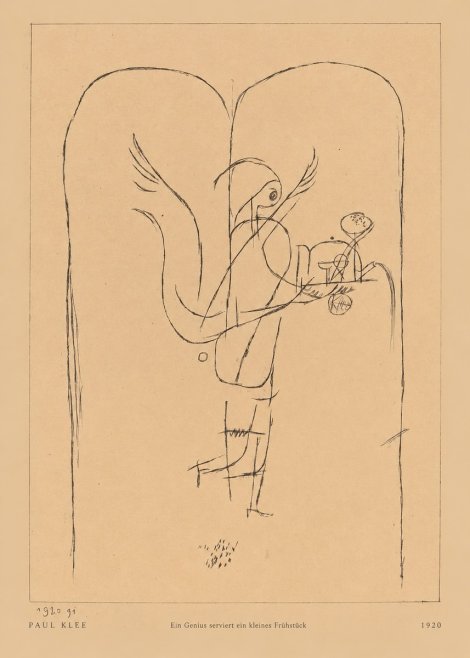 Paul Klee Ein Genius Serviert Ein Kleines Frühstück No5 - Poszter