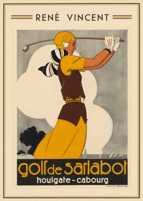 René Vincent Golf De Sarlabot No1 - Poszter