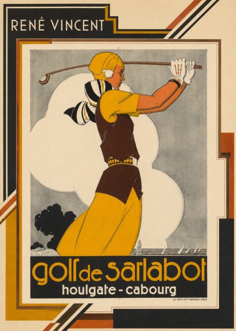 René Vincent Golf De Sarlabot No2 - Poszter