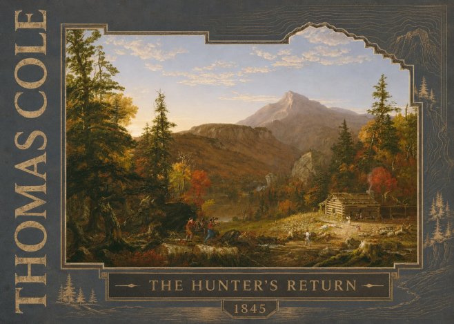 Thomas Cole The Hunter's Return II No5 - Poszter
