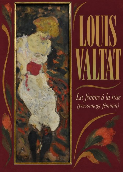Louis Valtat La Femme À La Rose (Personnage Féminin) No4 - Poszter