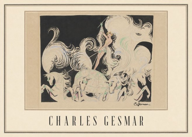 Charles Gesmar Art Deco Fantasy No4 - Poszter
