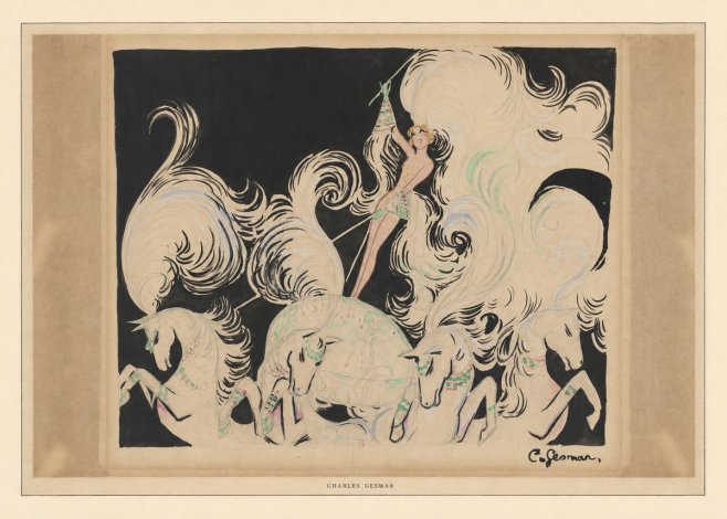 Charles Gesmar Art Deco Fantasy No6 - Poszter