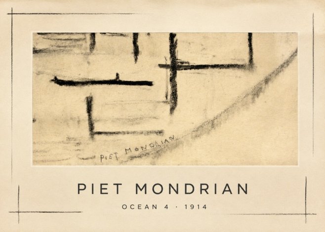 Piet Mondrian Ocean 4 No1 - Poszter