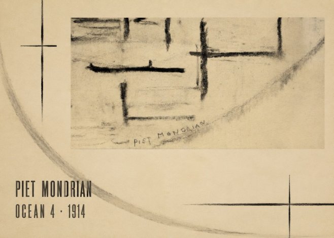 Piet Mondrian Ocean 4 No6 - Poszter